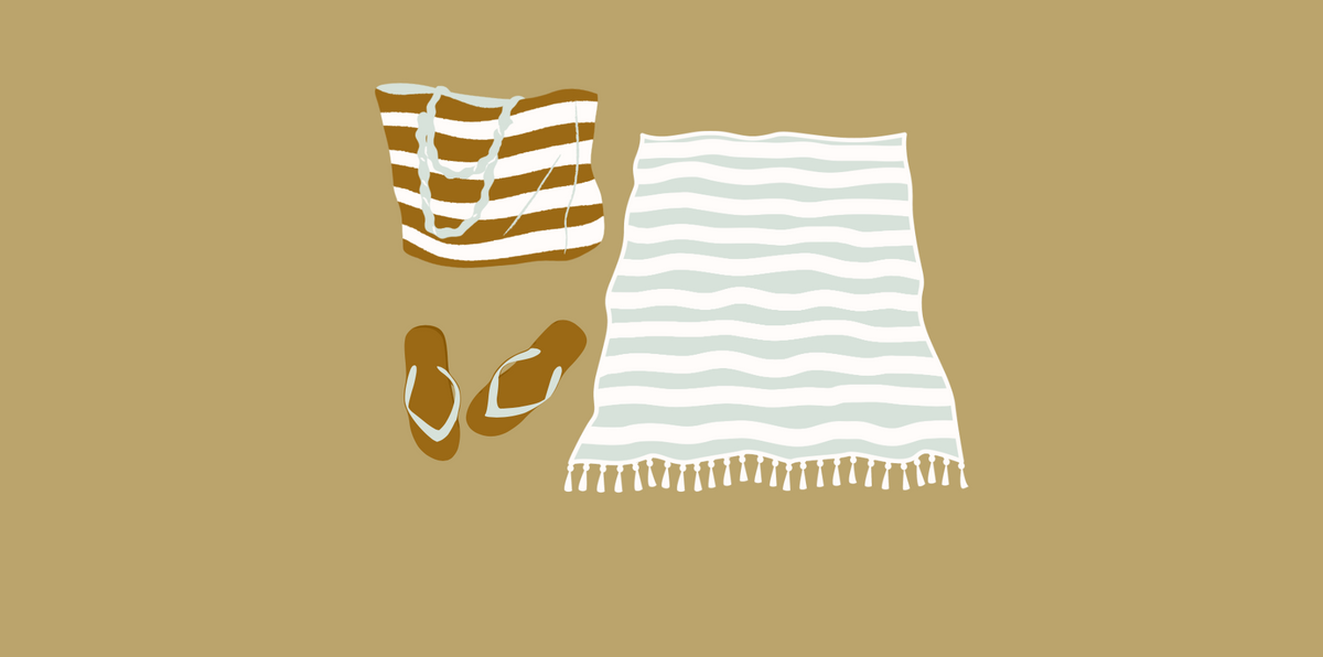 Serviettes, tongs & sacs