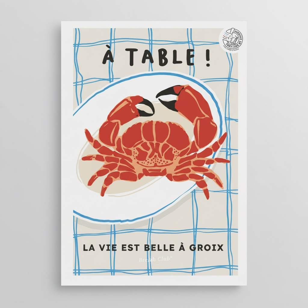 AFFICHE À TABLE !