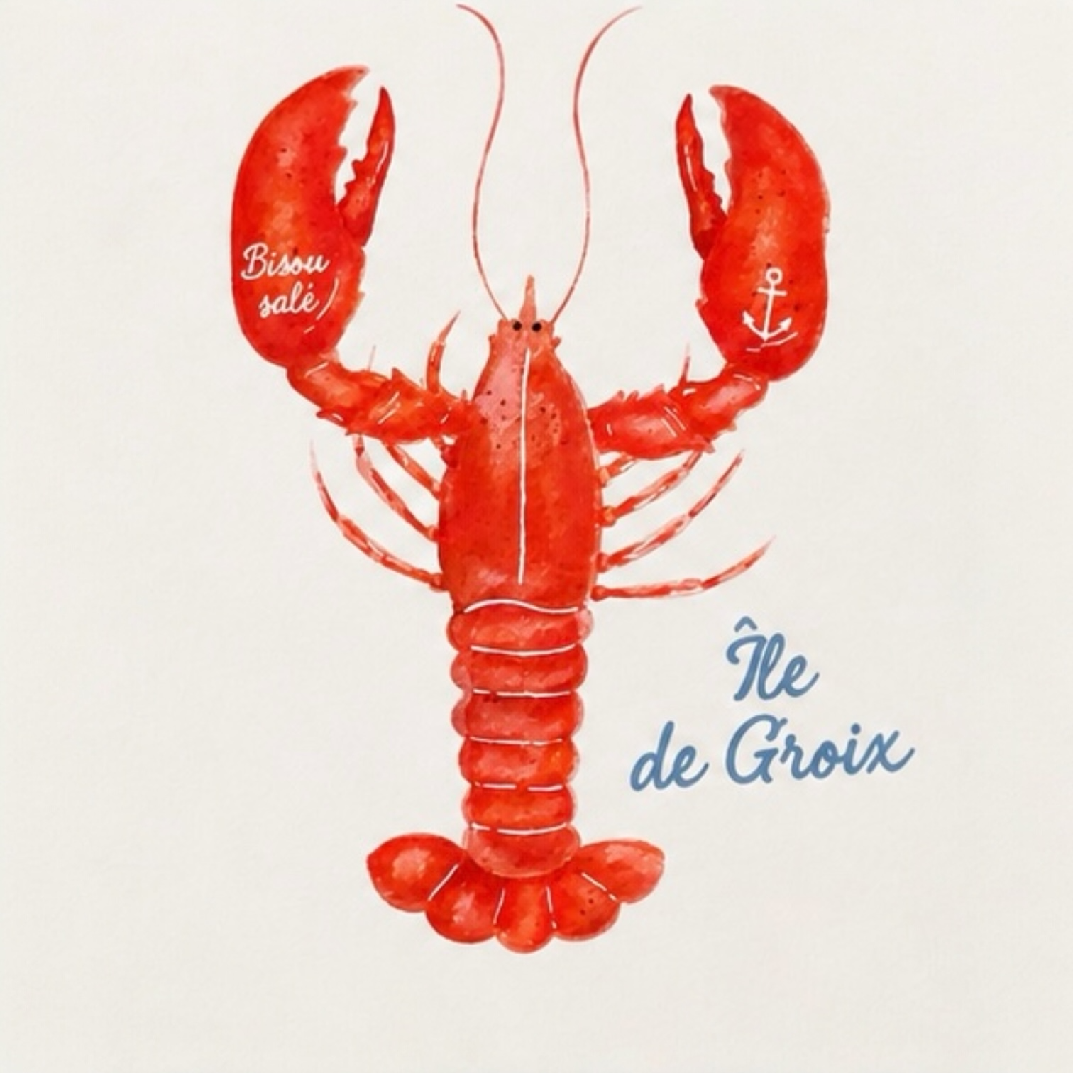 T-SHIRT 🦞 AQUARELLE
