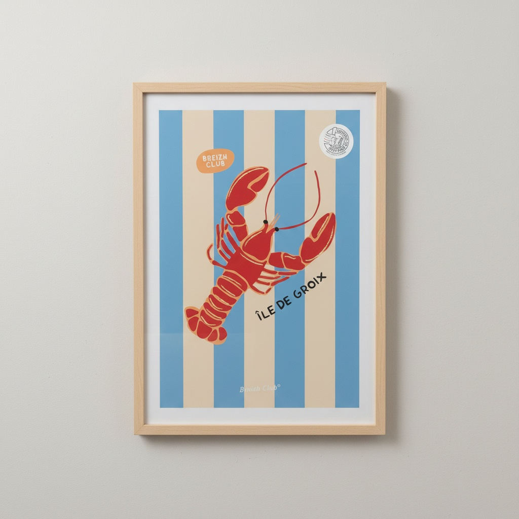 AFFICHE À RAYURES 🦞